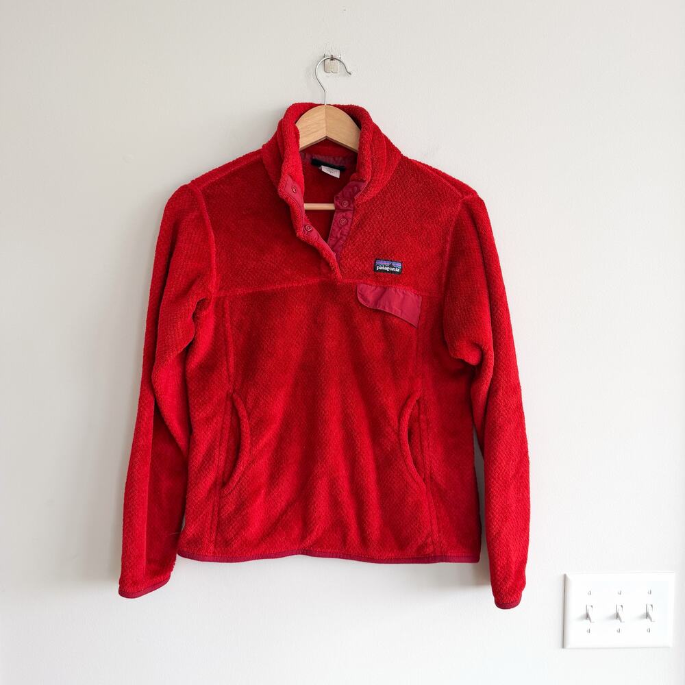 Patagonia Re-Tool Snap-T Fleece Pullover Red S